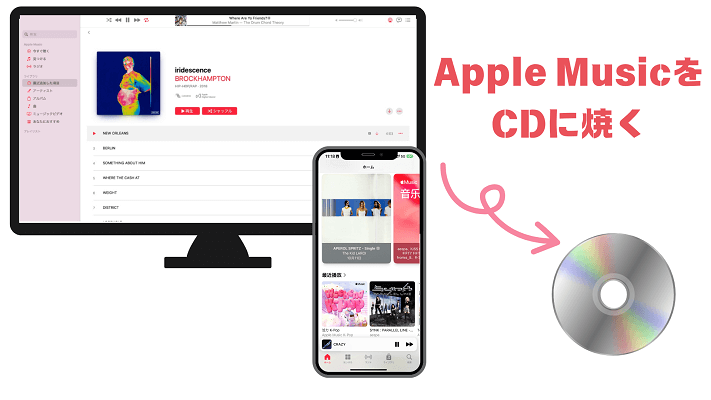 Apple MusicをCDに焼く