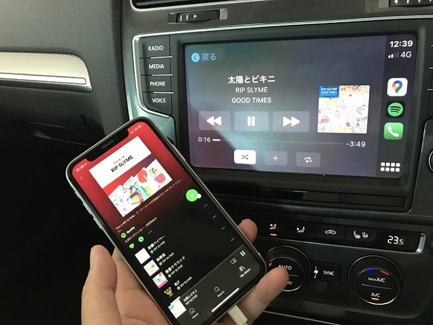 車内でのSpotify